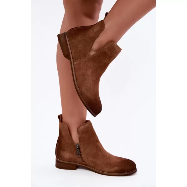  Damen-Stiefeletten VINCEZA 133142 BRAUN 
