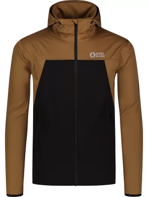 Wasserdichte Softshelljacke für Herren NORDBLANC EXPEDITIOUS NBSSM8323 BRAUN