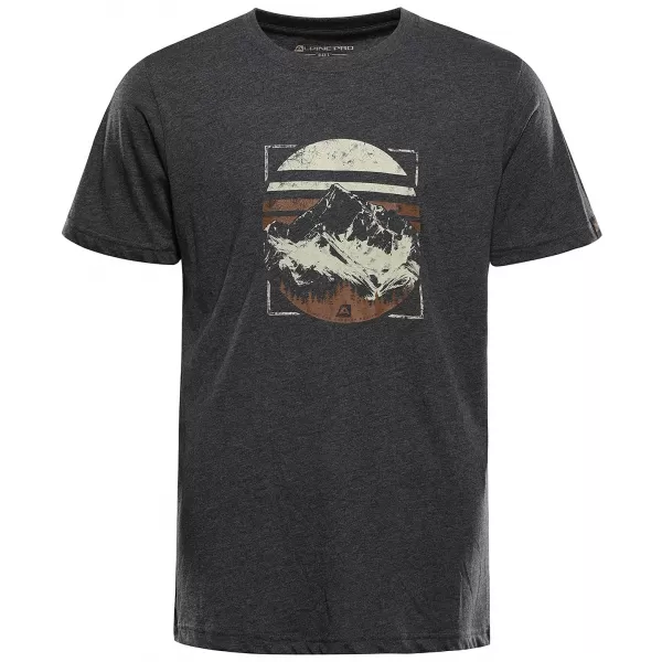  Funktions-T-Shirt für Herren ALPINE PRO GREM 3 SCHWARZE VARIANTE PA 