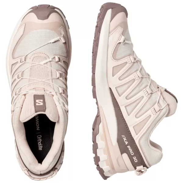  Damenschuhe SALOMON XA PRO 3D V9 LIFELONG L49153900 TAPIOKA/TAPIOKA/EISEN 