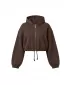 Damen-Sweatshirt URBAN CLASSICS TB8635-14274 SCHOKOLADENBRAUN