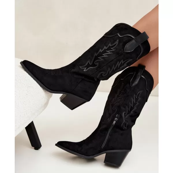  Damenstiefel BOTO 2586A SCHWARZ 