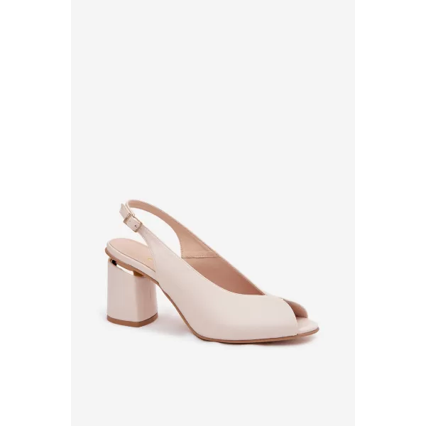  Damensandalen ZAZOO 1085 HELLBEIGE 
