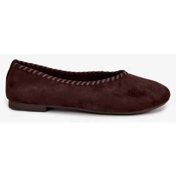  Ballerinas für Damen BOTO 9897 BRAUN 