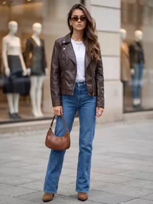 Damenjacke DSTREET TY5729 BRAUN