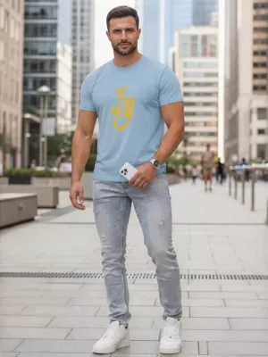 Herren-T-Shirt DSTREET NX0138R-SK HELLBLAU