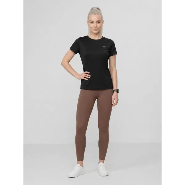  Damen-T-Shirt 4F WMM00TTSHF3308 TIEFSCHWARZ 