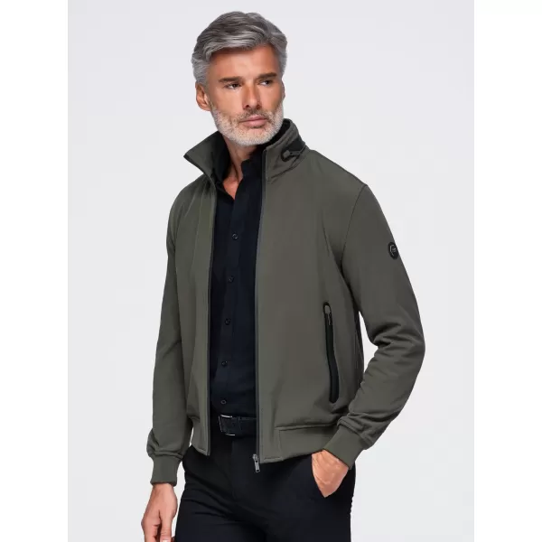  Kapuzenjacke für Herren OMBRE OM-JANP-0233 DUNKLES OLIV 