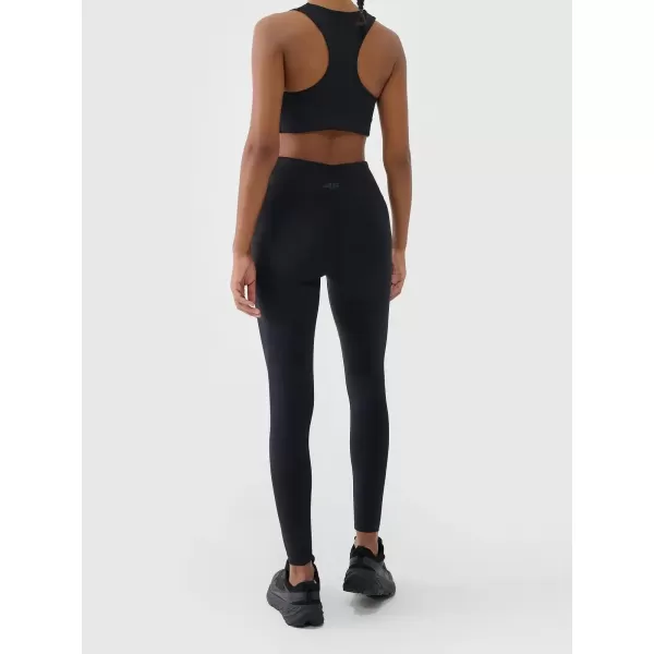  Leggings für Damen 4F WAW25TTIGF242 TIEFSCHWARZ 