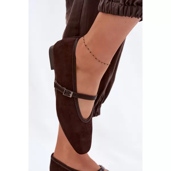  Ballerinas für Damen BOTO D-179 KAFFEE 