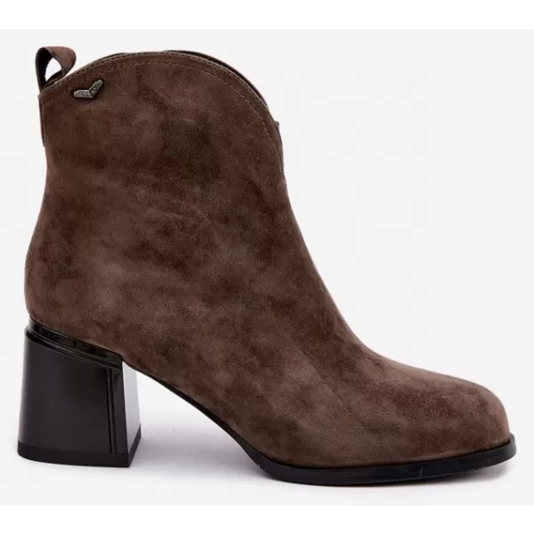  Damen-Stiefeletten VINCEZA 91178 BRAUN 