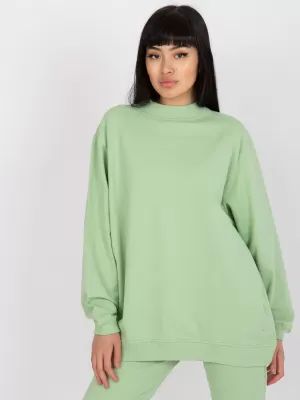 Damen-Sweatshirt BASIC FEEL GOOD AP-BL-A-R001 PISTAZIEN