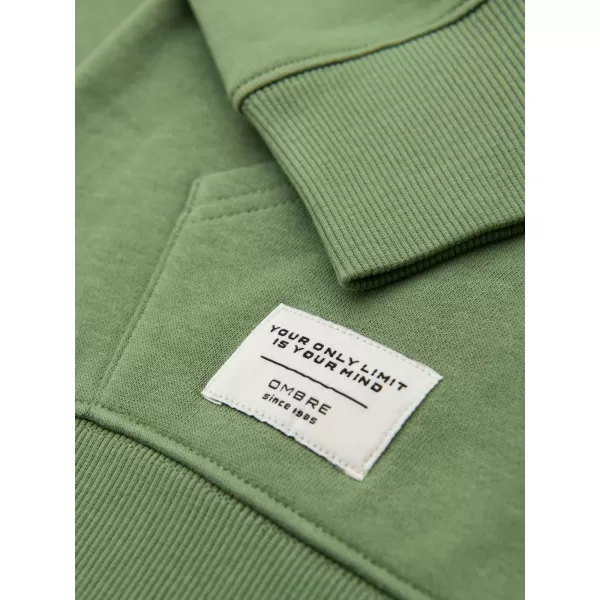  Herren-Sweatshirt OMBRE OM-SSBN-0270 GRÜN 