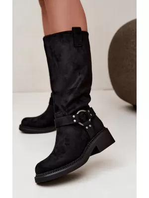 Damenstiefel BOTO LQ-163 SCHWARZ