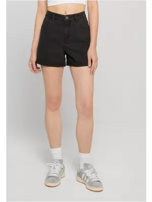 Damen-Shorts URBAN CLASSICS TB8371 SCHWARZ GEWASCHEN
