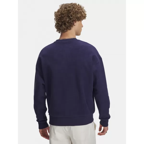  Herren-Sweatshirt UNDER ARMOUR ICON REV TERRY CREW 6003942-403 BLAU 
