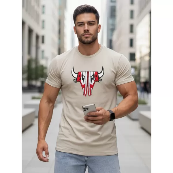  Herren-T-Shirt DSTREET RX4932 BEIGE 