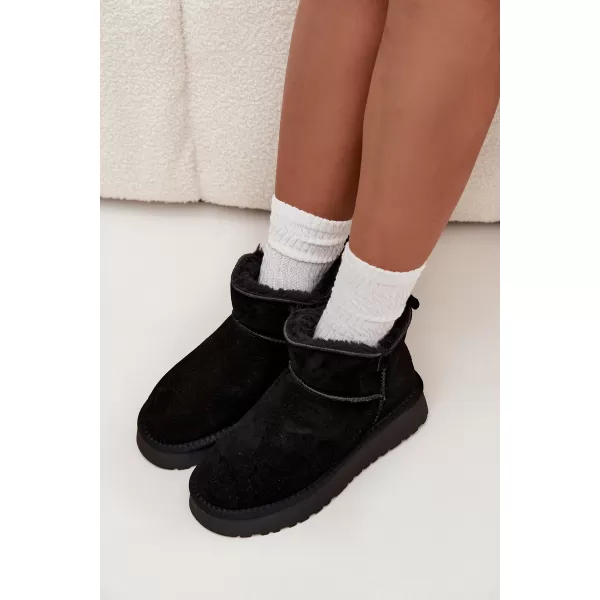  Schneemänner für Frauen VINCEZA 97961 SCHWARZ 