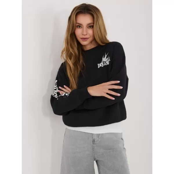  Damen-Sweatshirt SUBLEVEL D10600T02568H GRAPHIT 