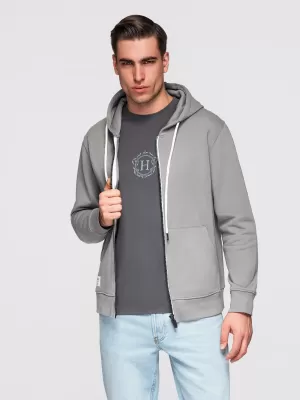 Herren-Sweatshirt OMBRE OM-SSBZ-0272 GRAU