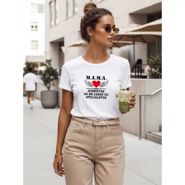  Damen-T-Shirt DSTREET NX5026RY-WH WEIß 