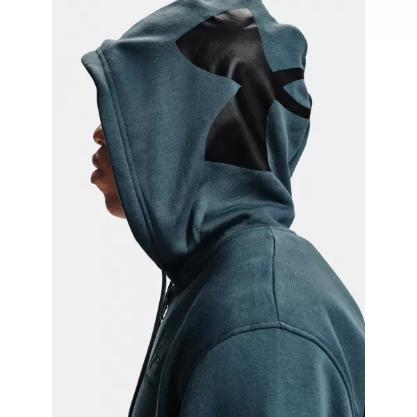  Herren-Sweatshirt UNDER ARMOUR RIVAL FLEECE AMP FZ HD 1357113-467 BLAU 