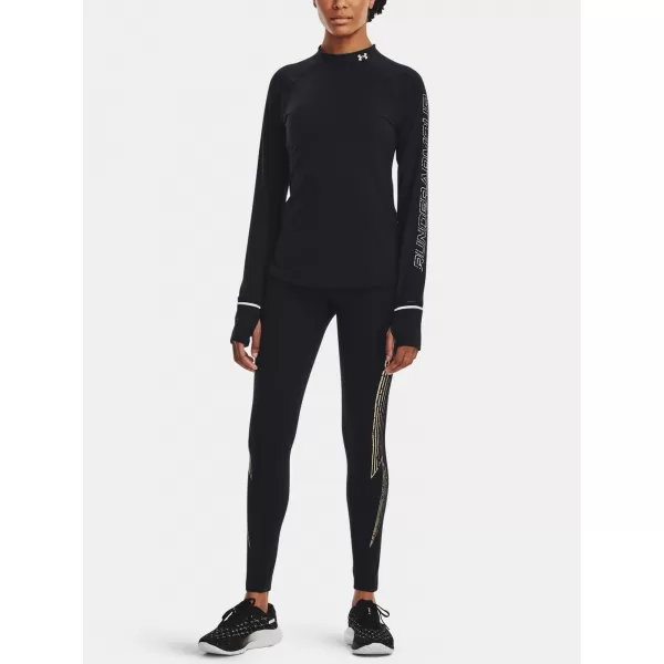  Damen-T-Shirt UNDER ARMOUR UA OUTRUN THE COLD LS 1373208-001 SCHWARZ 