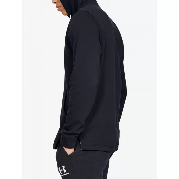  Herren-Sweatshirt UNDER ARMOUR SPORTSTYLE TERRY LOGO HOODIE 1348520-001 SCHWARZ 