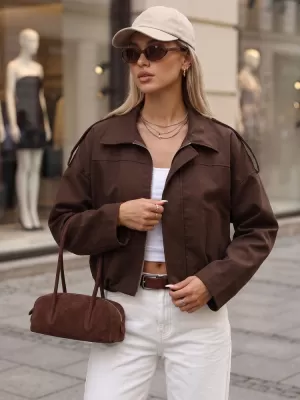Damenjacke DSTREET TY5956 BRAUN