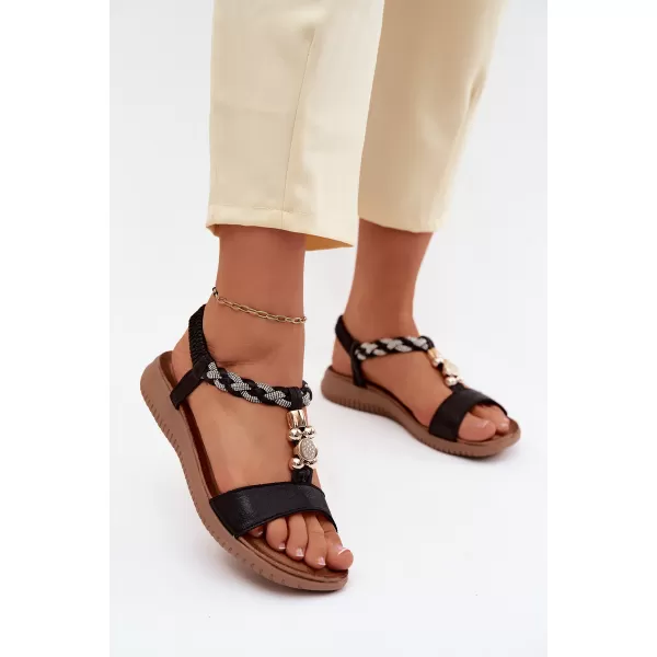  Damensandalen S.BARSKI KV61-6051 SCHWARZ 