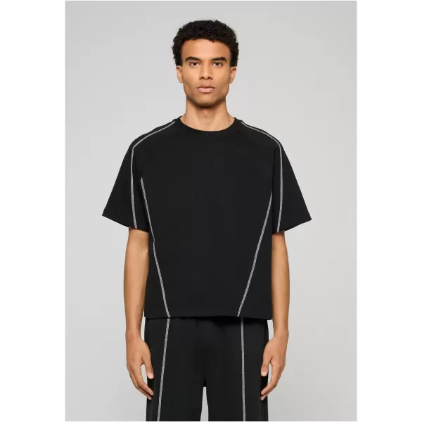  Herren-T-Shirt URBAN CLASSICS TB8438-00007 SCHWARZ 
