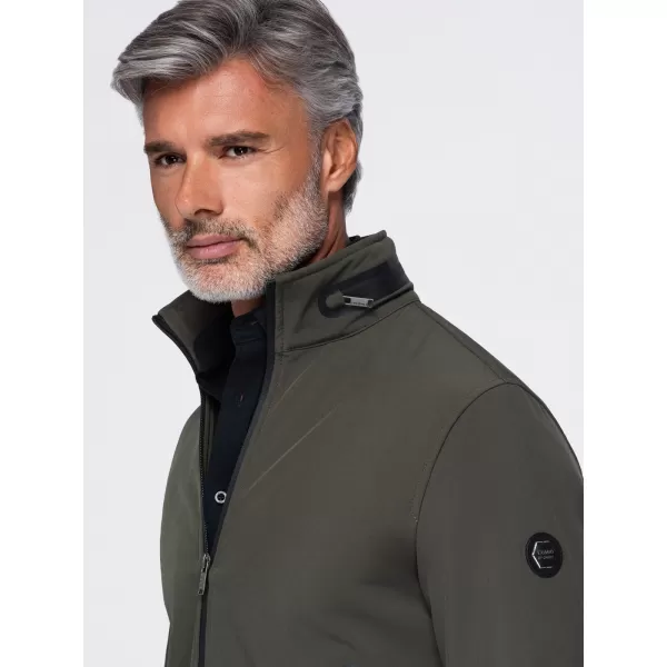  Kapuzenjacke für Herren OMBRE OM-JANP-0233 DUNKLES OLIV 