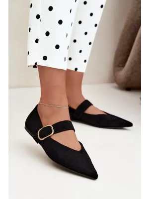 Ballerinas für Damen BOTO CH943 SCHWARZ