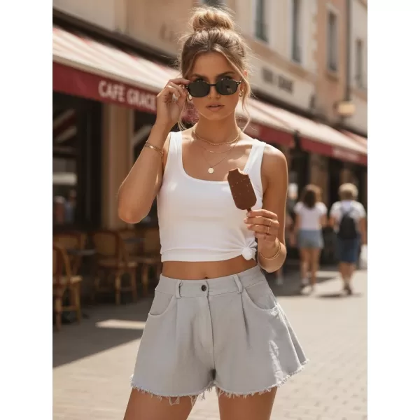  Damen-Shorts DSTREET SY0534 HELLGRAU 