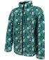 Fleece-Sweatshirt für Kinder WAMU MEDVĚDI TÜRKIS