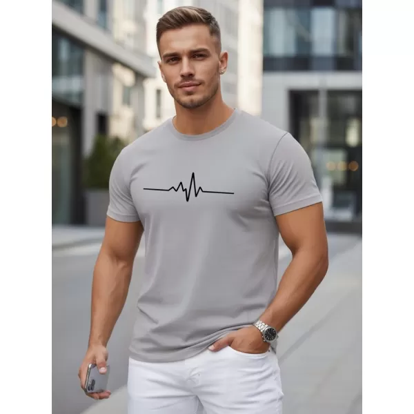  Herren-T-Shirt DSTREET NX5098R-SL HELLGRAU 