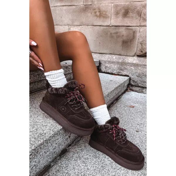  Schneemänner für Frauen BIG STAR SHOES UU274312 SCHOKOLADE 
