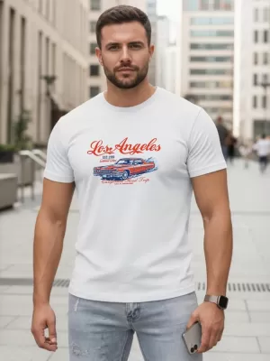 Herren-T-Shirt DSTREET NX0055R-WH WEIß