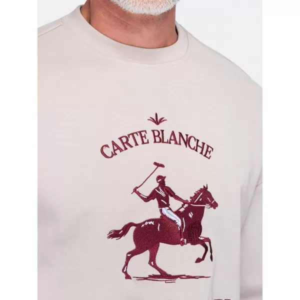  Herren-Sweatshirt OMBRE OM-SSNZ-0267 BEIGE 