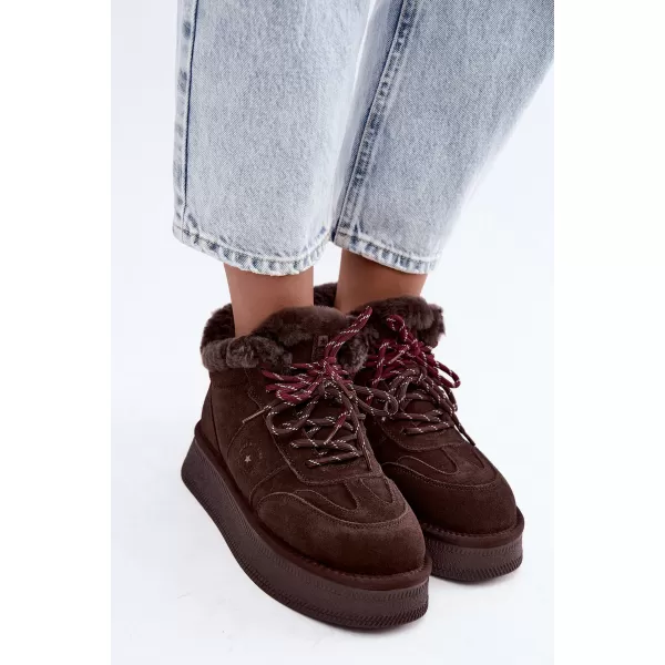  Schneemänner für Frauen BIG STAR SHOES UU274312 SCHOKOLADE 