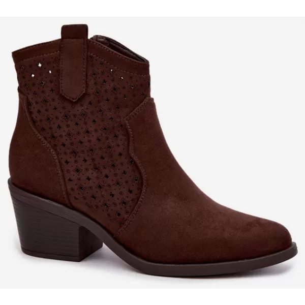  Damenschuhe S.BARSKI HY62-8149 SCHOKOLADE 
