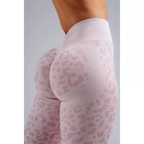  Kompressions-Push-up-Leggings mit Leopardenmuster NEBBIA PRIMAL 849 ROSA LEOPARD 