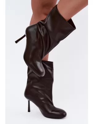 Damenstiefel BOTO LQ-169 SCHOKOLADE