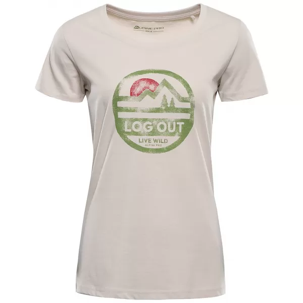  Damen-T-Shirt ALPINE PRO TERMESA 4 MOONBEAM PC-VARIANTE 