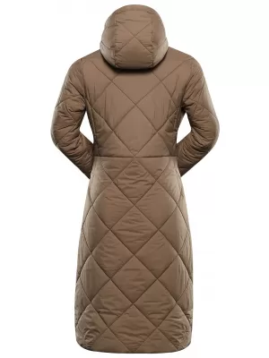 Wintermantel für Damen ALPINE PRO STAWA SEPIA-TÖNUNG