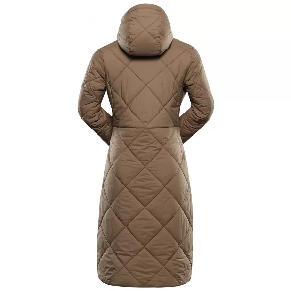  Wintermantel für Damen ALPINE PRO STAWA SEPIA-TÖNUNG 
