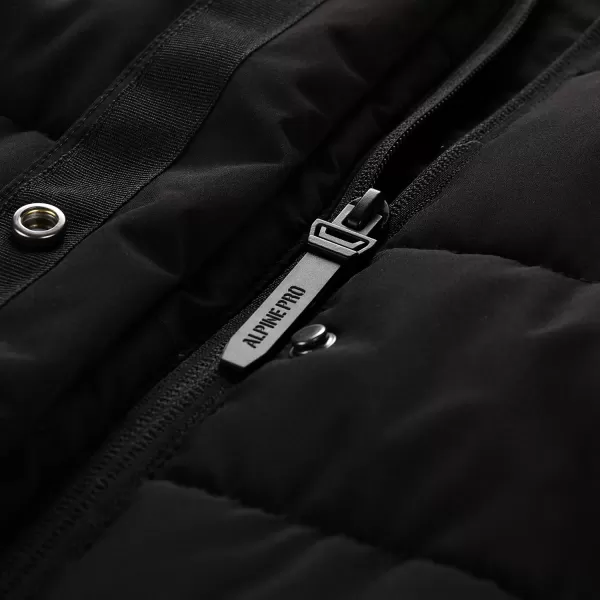  Warme Weste für Damen ALPINE PRO HERDA 3 SCHWARZ 