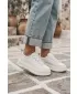 Ledersneaker für Damen GOE SS2N4021 WEIß
