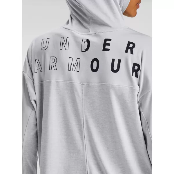  Damen-Sweatshirt UNDER ARMOUR TECH TWIST GRAPHIC HOODIE 1351977-014 GRAU 