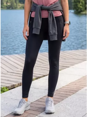 Sportleggings für Damen ALPINE PRO GEMSA SCHWARZ